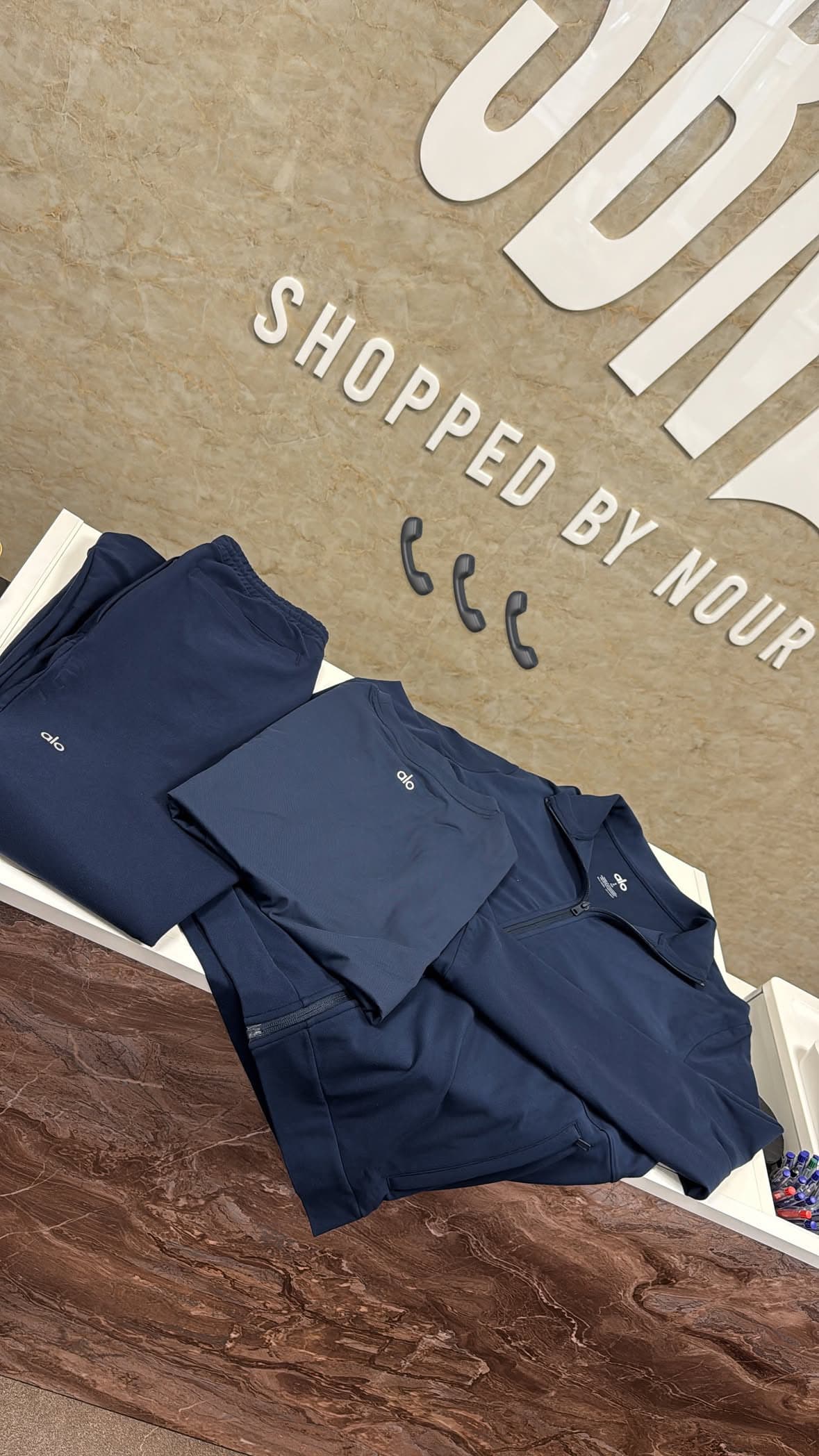 Alo Tracksuit Navy