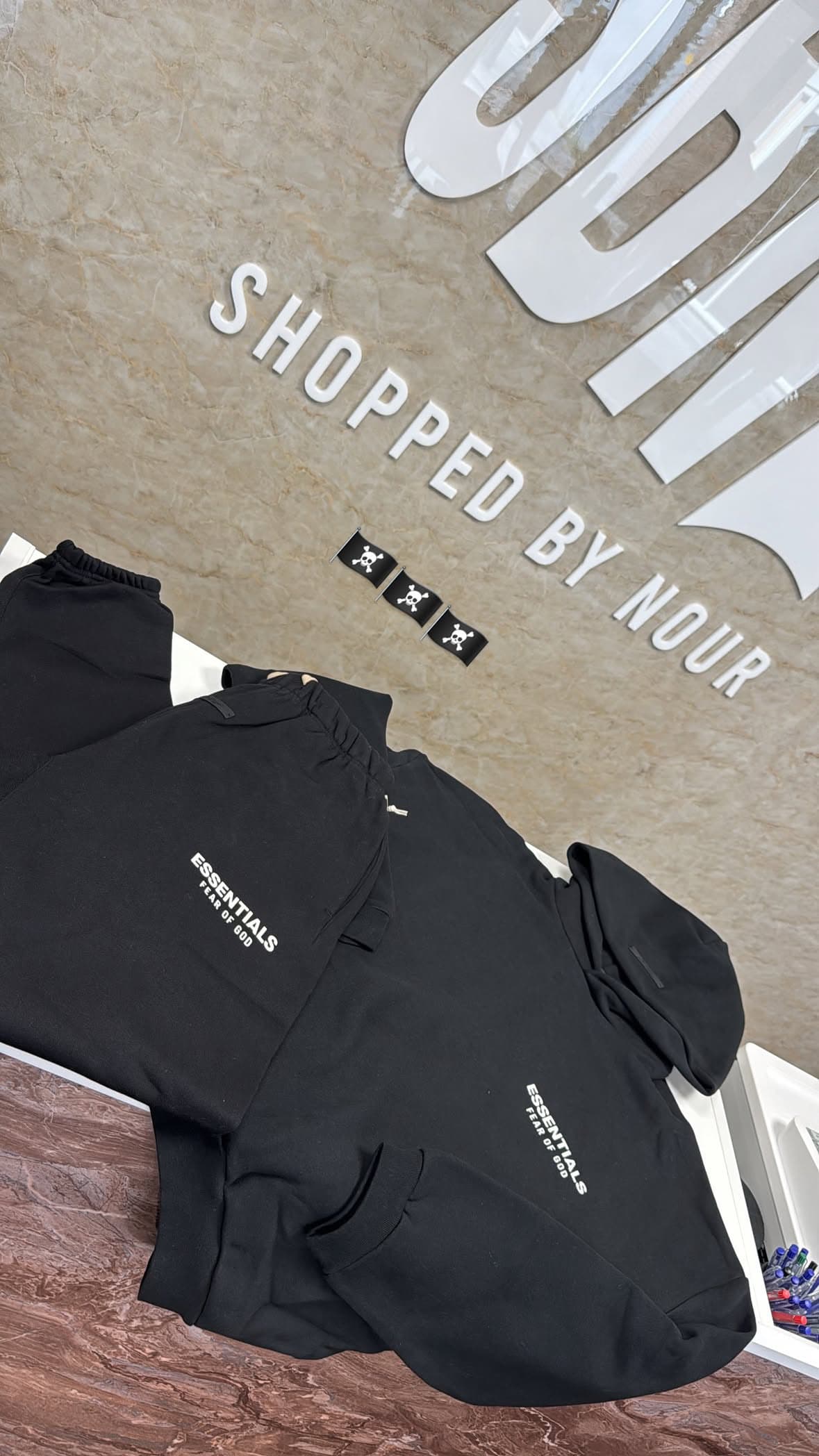 Essentials Tracksuit BlackWhite