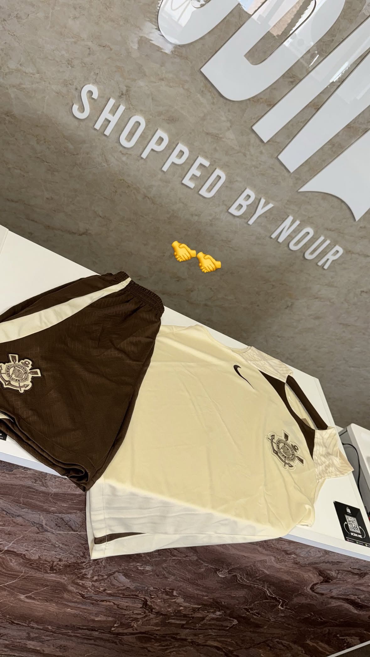 Mouwloze Set Corinthians Beige