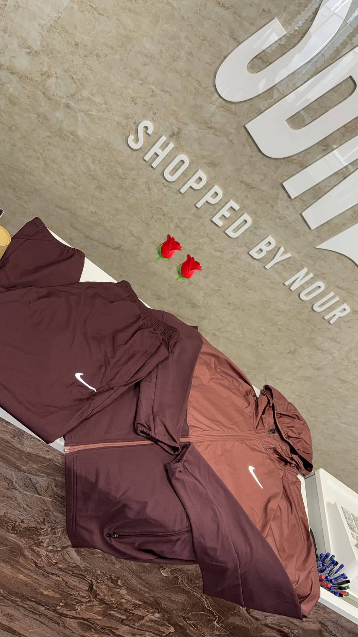 Nike Tracksuit Burgundy