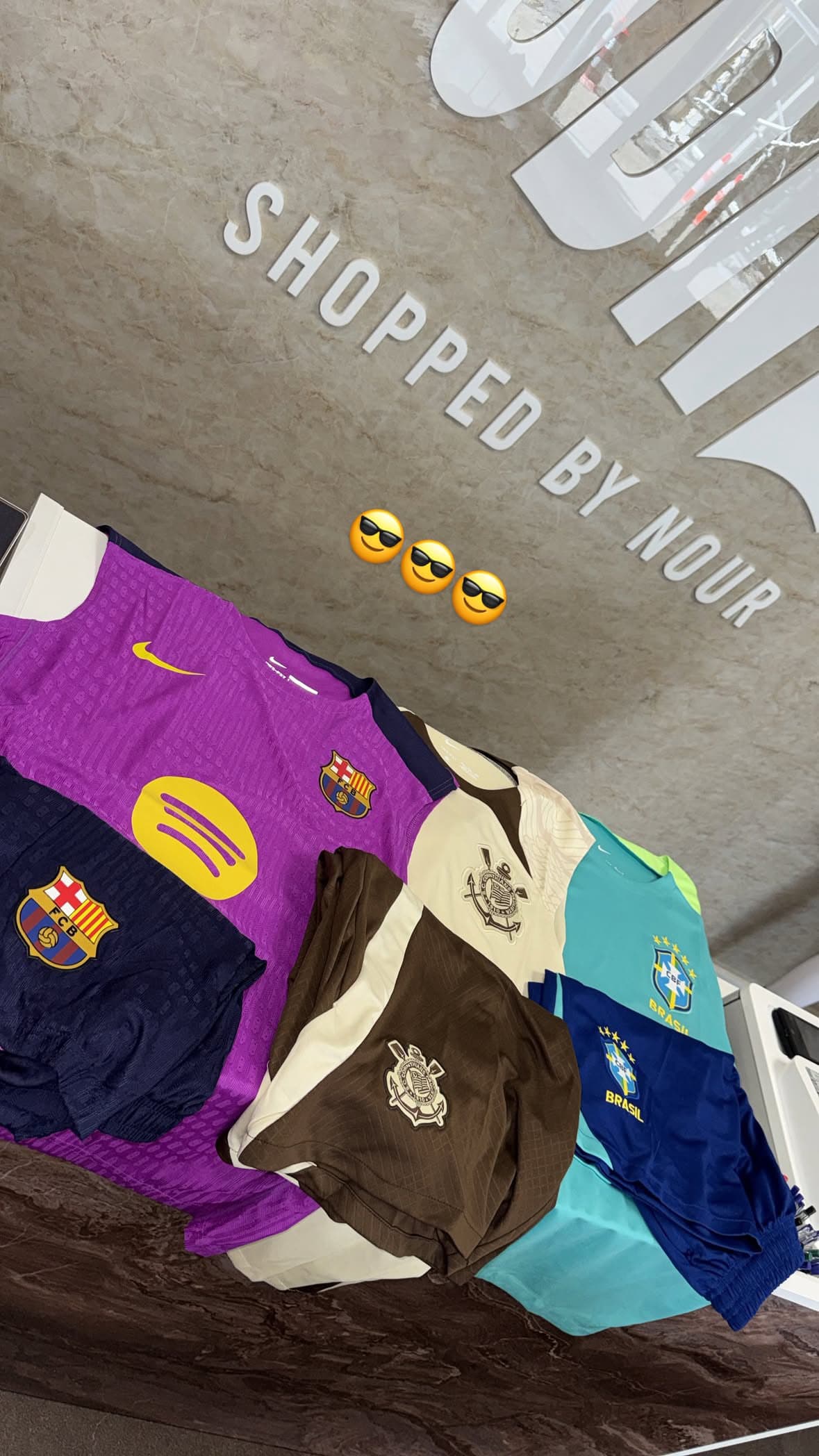 Mouwloze Sets Brazilië - Corinthians Beige - FC Barcelona