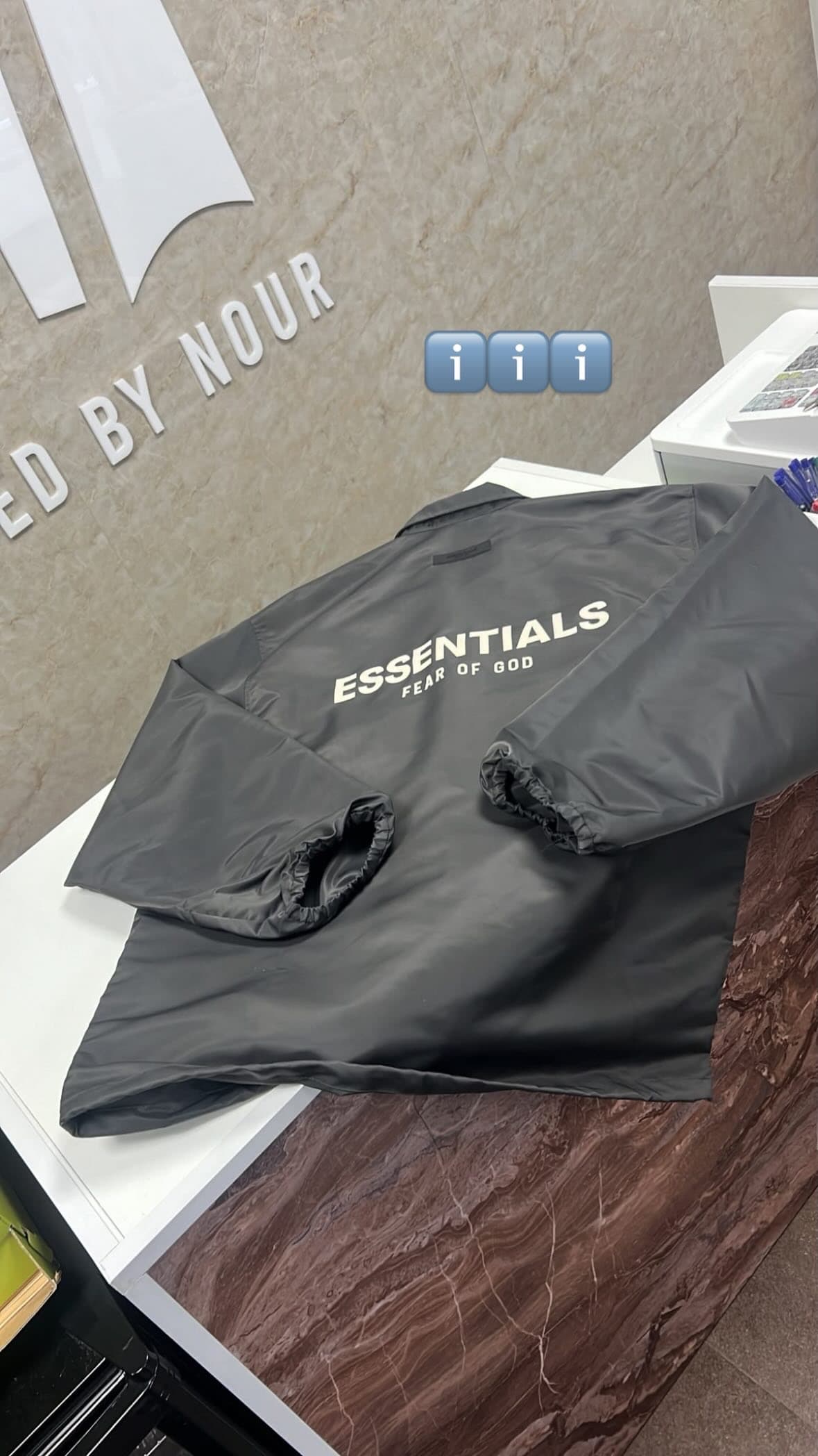 Essentials Coach Jacket Iron