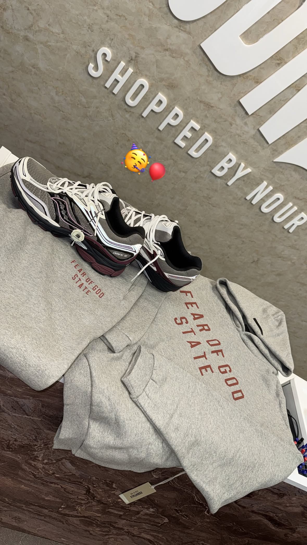 Essentials Tracksuit & Saucoy Shoe